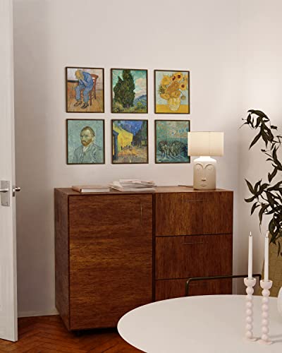 Walnut Wood 8x10 Picture Frames (6 Count)