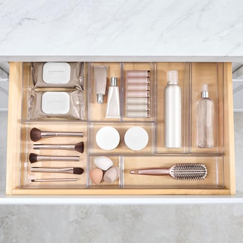 Plastic Makeup Drawer Organizer Tray (6 Count)