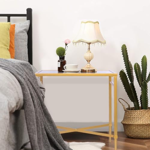 Metal Gold End Table