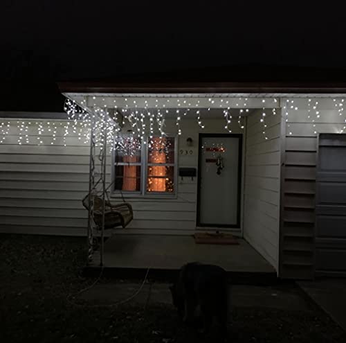 300LED Icicle Lights Cool White (300 Count)