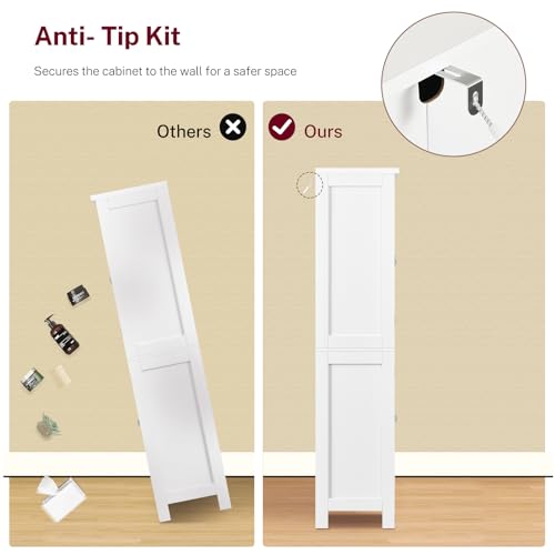 Pantry Cabinet with 4 Doors