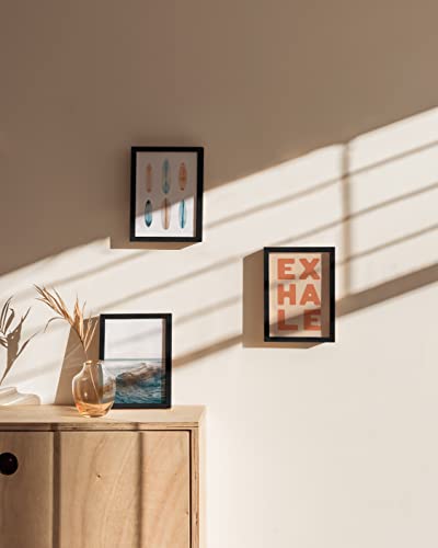 Black Oak Wood Picture Frames (3 Count)
