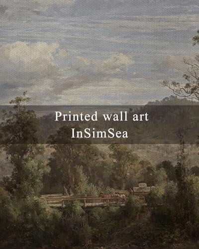 Framed Canvas Wall Art Vintage Decor