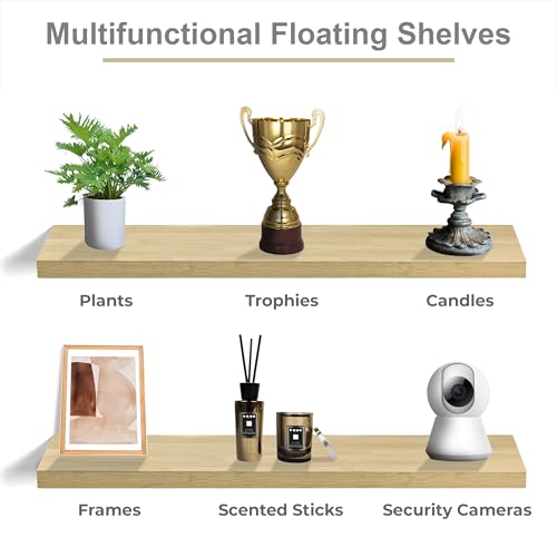 Floating Shelves for Wall Storage (2 Count)