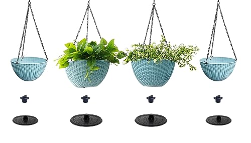 Hanging Planters for Outdoor Plants (4 Count)