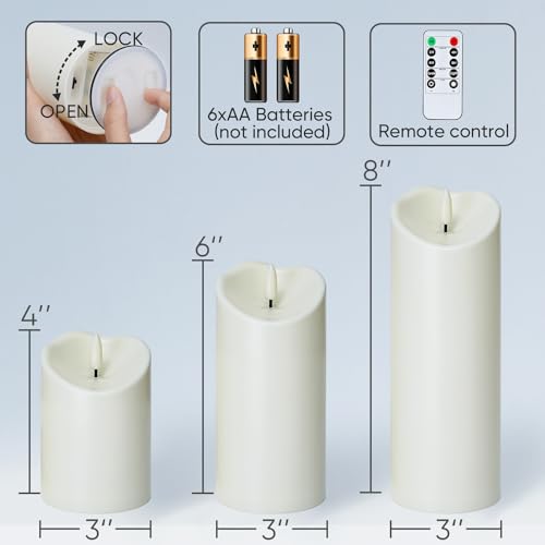 Flameless Candles with Timer and Remote Control