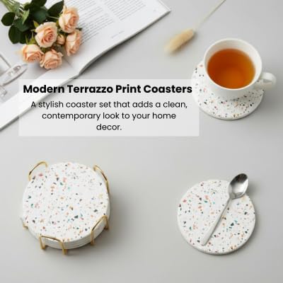 Terrazzo Coasters Set of 6 (6 Count)