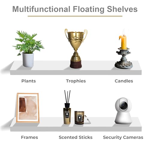 Floating Shelves for Wall Storage (2 Count)