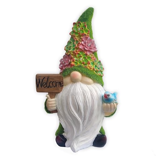 Solar Gnomes Garden Statues