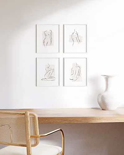 White Oak Wood 11x14 Picture Frames (4 Count)