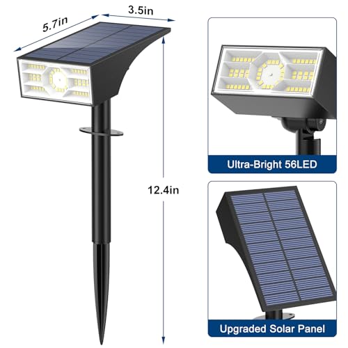 Solar Spot Lights Outdoor (6 Count)