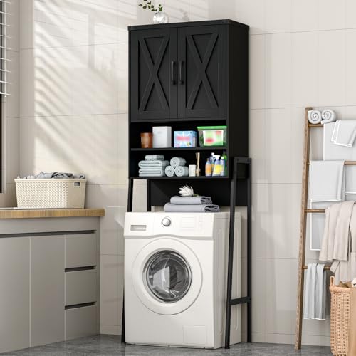 Metal Frame Over The Toilet Storage Cabinet