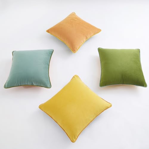 Decorative Throw Pillow Covers Cushion Cases (4 Count)