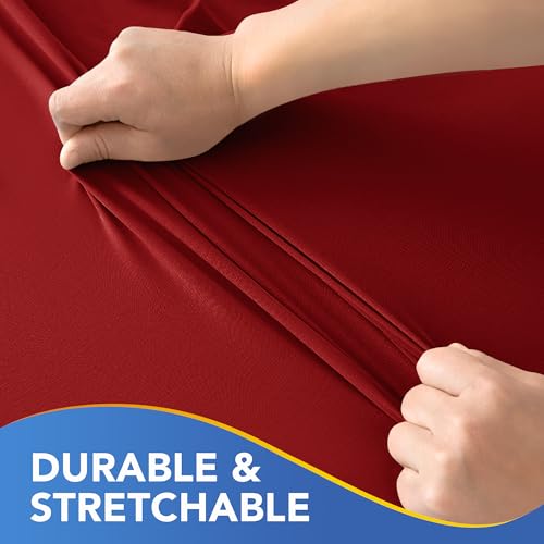 Fitted Tablecloth for 6 Foot Rectangle Tables (4 Count)