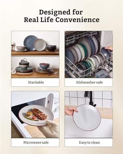 Venus Dinnerware Sets with Mugs (24 Count)