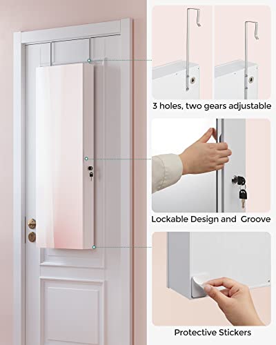 Mirror Jewelry Cabinet Armoire