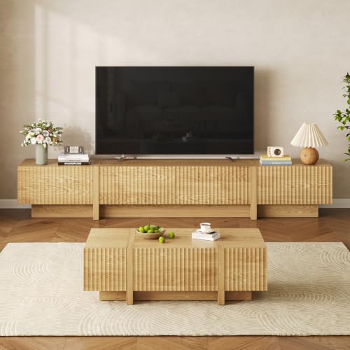 50.8" Fluted Coffee Table