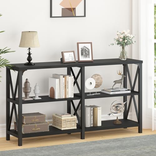 Black Sofa Table for Entryway