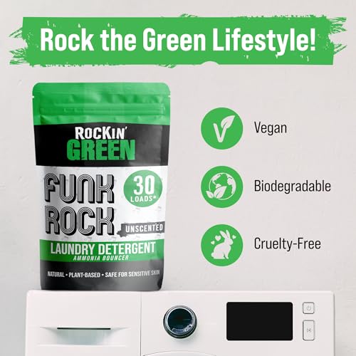 Pre Soak Laundry Detergent Unscented Funk Rock 30 Loads (16 Ounce)