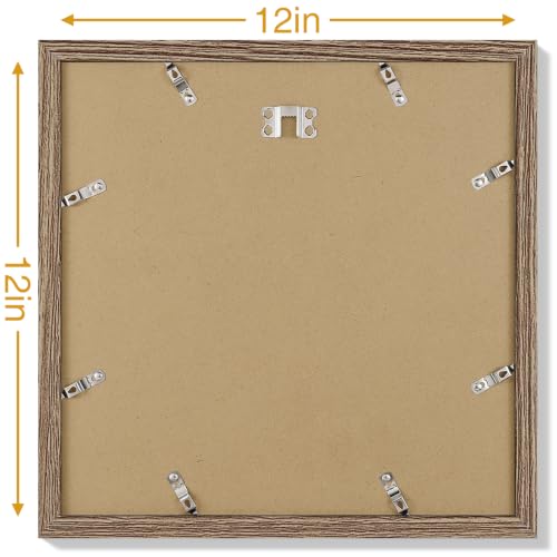 12x12 Picture Frames Set of 9 for Wall Mounting (9 Count)