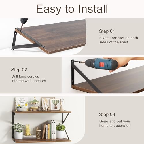 10 Inch Deep Floating Shelves