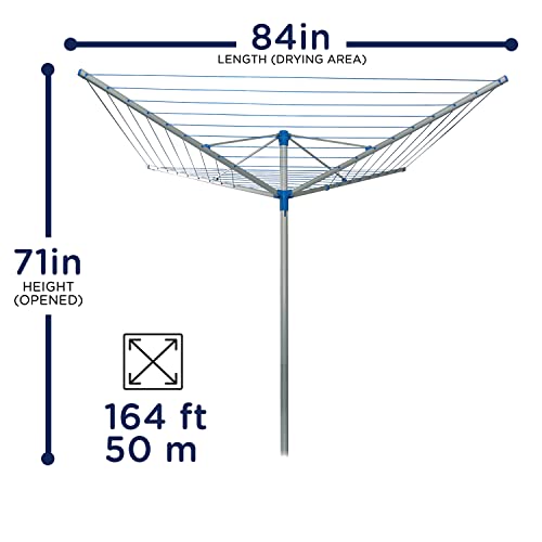 164 FT Outdoor Umbrella Clothesline