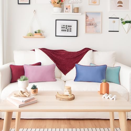 Decorative Throw Pillow Covers Cushion Cases (4 Count)