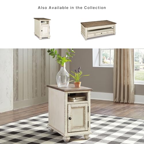 Chairside End Table with Charging Station