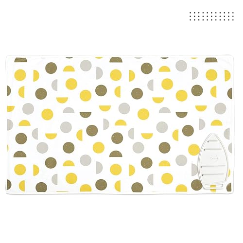 Ironing Mat Heat Resistant Pad 48"x28" Yellow Moon