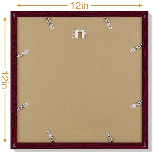 12x12 Picture Frames Set of 9 for Wall Mounting (9 Count)