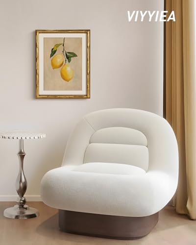 Gold Bamboo Framed Vintage Lemon Wall Art Botanical Artwork 11x14In