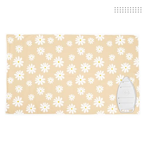 Ironing Mat Heat Resistant Pad 48"x28" Daisy Beige