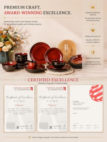 Porcelain Dinnerware Sets for 8 (24 Count)