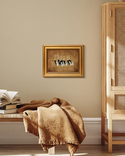 Vintage Gold Framed Wall Art for Living Room