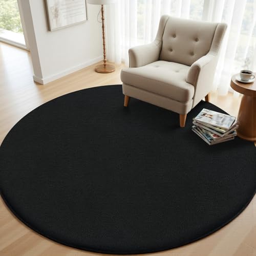 4ft Round Rugs for Bedroom Living Room (16.25 Sq Ft)