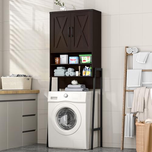Metal Frame Over The Toilet Storage Cabinet