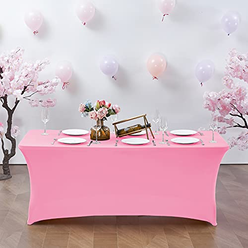 6FT Stretch Spandex Fitted Tablecloth