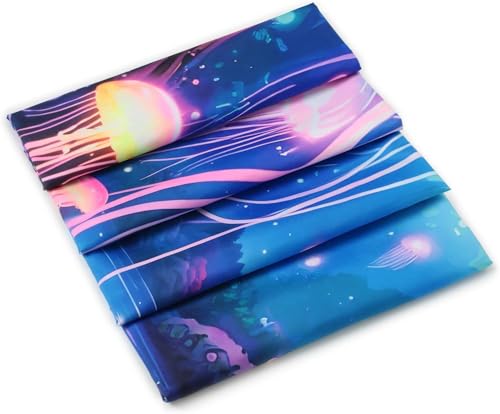 Blacklight Jellyfish Forest Tapestry