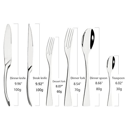 24 Piece Rainbow Flatware (12.99 Count)