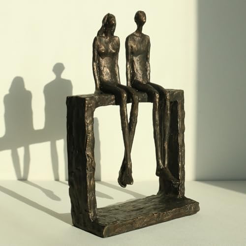 Abstract Couple Statue Minimalist Decor