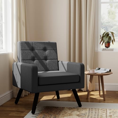 Mid Century Modern Accent Chair for Living Room
