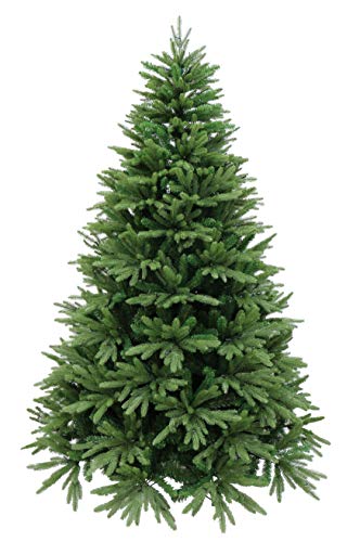 7 Foot Realistic Evergreen Valley Fraser Fir Christmas Tree Prelit with Warm White LED Lights