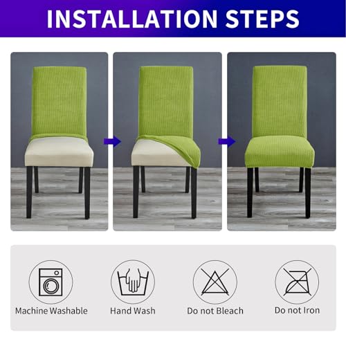 Chair Covers for Dining Room Set of 6