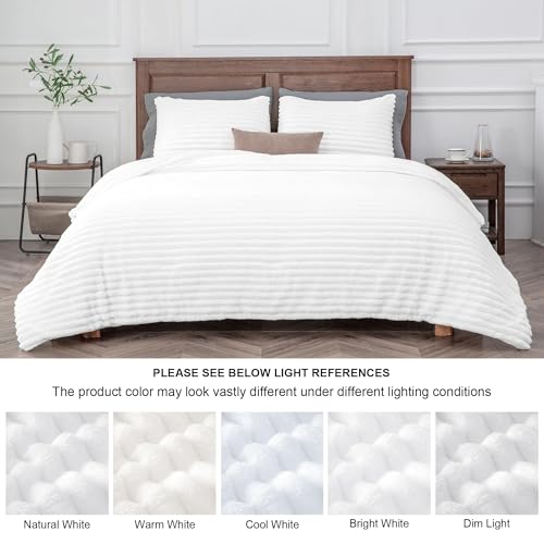 Fleece Oversized Queen Comforter Set