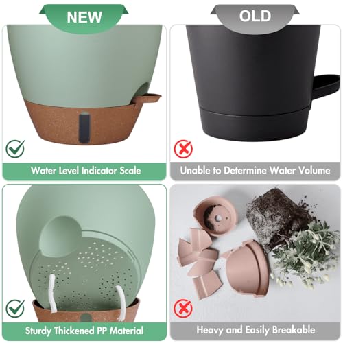 2 Pack 10 inch Plant Pots (2 Count)