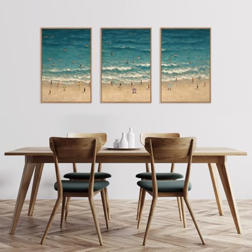 Summer Beach Canvas Wall Art
