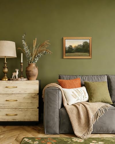 Vintage Gold Framed Wall Art for Living Room