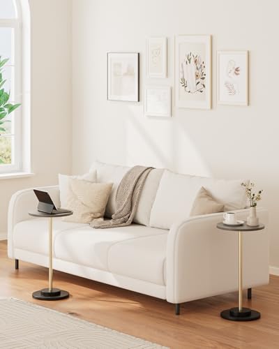 Drink Table Round Side Table for Small Spaces