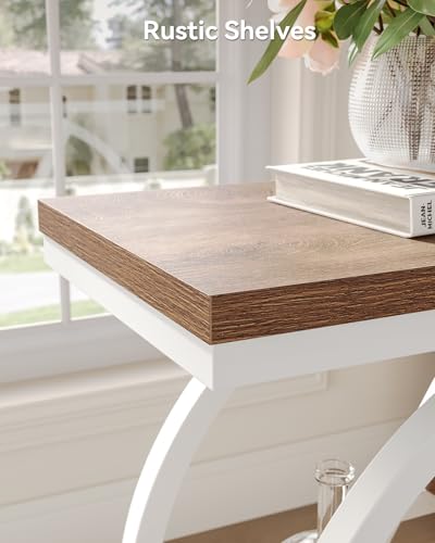 End Table Narrow Side Table with 4