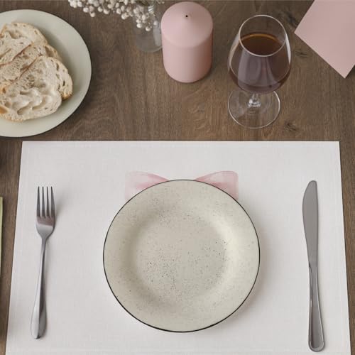 Pink Bow Placemats Set of 4 (4 Count)